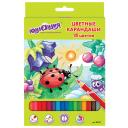 Набор карандашей ЮНЛАНДИЯ Карандаши цветные В гостях у букашек