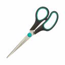 Тупоконечные ножницы Attache 169 мм, с пластиковыми прорезиненными ручками, цвет зеленый/черный 262865