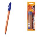 Набор шариковых ручек Erich Krause U-108 Stick Orange, Ultra Glide Technology, цвет чернил синий, 3 шт