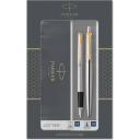 Набор подарочный Parker Jotter Core Stainless Steel GT перьевая + шариковая ручки 2093257