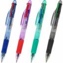 Автоматическая шариковая ручка Staff с грипом College 4 цвета Bp-15, линия письма 0.35 мм 143748