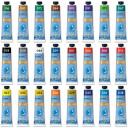 Краски масляные водоразбавимые художественные, 24 цвета по 18 мл в тубах, BRAUBERG ART PREMIERE, 192291