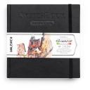 Скетчбук для акварели Малевичъ Veroneze черный 14.5 см 14.5 см 200 г/м?