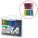 Фломастеры утолщенные детские смываемые для детей / малышей для рисования трехгранные Brauberg Kids, 12 цветов, 152191