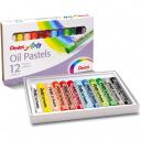 Пастель масляная художественная PENTEL Oil Pastels 12 цветов круглое сечение PHN4-12