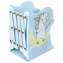 Подставка-держатель для книг учебников журналов раздвижная фигурная Brauberg Kids Unicorn, металлическая, 238069