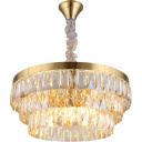 Подвесная люстра каскадная хрусталь Aployt Francheska APL.837.03.08