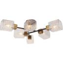 Потолочная люстра на штанге Arte Lamp Chicago A1547PL-6BK