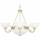 Подвесная люстра Arte Lamp Windsor A3777LM-3-2AB Цвет арматуры бронза Цвет плафонов белый