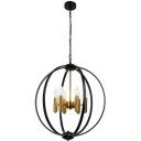 Подвесная люстра в форме клетки Arte Lamp Castula A7013SP-6BK