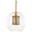 Подвесной светильник Arte Lamp Manchester A7630SP-1AB Цвет плафонов прозрачный Цвет арматуры бронза
