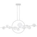 Потолочная люстра светодиодная 1000 лм Arte Lamp Saturn A7790SP-75WH кольцо