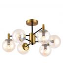 Люстра потолочная с бронзовой арматурой на штанге Citilux Шарлиз CL143163