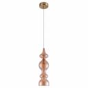 Подвесной светильник Crystal lux Iris SP1 A Amber