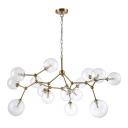 Подвесная люстра молекулы Crystal Lux MAXIMO SP15 BRONZE