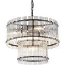 Подвесная люстра KG1112P-7 black/clear DeLight Collection Ruby