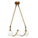 Подвесная люстра KG1212P-3 DeLight Collection KG1212P brass в форме шара