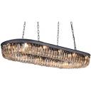 Подвесная люстра хрусталь Delight Collection Crystal Black KR0295P-12 black DeLight Collection