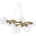 Подвесная люстра молекулы Delight Collection Puppet P68092-9 brass DeLight Collection