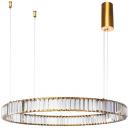 Подвесная люстра хрустальная светодиодная 1135/17 SP-47 Divinare Renata кольцо