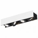 Накладной светильник Eglo Vidago 39318 Цвет арматуры белый Цвет плафонов черный