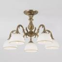 Люстра на штанге Eurosvet Caldera 60106/5 античная бронза