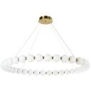 Подвесная люстра светодиодная из бусин Favourite Gubbare 4014-10P