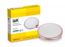 IEK Светильник светодиодный ДПБ 3203 18Вт IP54 4000K круг розовое золото LDPB0-3203-18-4000-K01 1 шт
