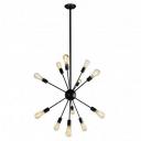 Потолочная люстра молекулы iLamp Twins Loft209-12B