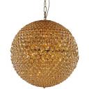 Хрустальный подвесной светильник MD103204-9A gold/amber Illuminati Corso в форме шара