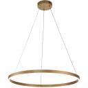 Подвесная люстра с пультом золотой с пультом светодиодная (14001/1P Gold) Indigo Galass V000017L кольцо