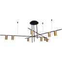 Люстра потолочная на штанге (12023/9R Black) Indigo Breve V000028