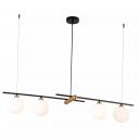 Подвесная люстра Indigo Opaco 11015/4P Black V000153