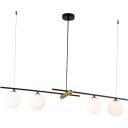 Люстра подвесная (11015/4P Black) Indigo OPACO V000153 в форме шара