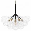 Подвесной светильник Loft it Bunch 10048/6 Black Цвет плафонов прозрачный