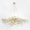 Подвесная люстра светодиодная 10067/1500 GD Loft It Bijout форма ветки