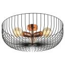 Потолочная люстра IP21 светодиодная в форме клетки Lussole Brooks GRLSP-8250