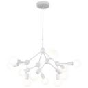 Большая подвесная люстра молекулы IP21 Lussole LGO Kenner GRLSP-8270