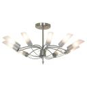 Большая потолочная люстра IP21 Lussole Lano LSA-2813-10