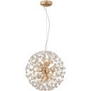 Люстра хрустальная подвесная Lussole LSP-8461 в форме шара