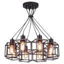 Подвесная люстра IP21 Lussole Loft Badger LSP-9541