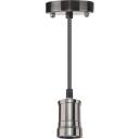 Декоративный подвесной светильник Navigator 61 520 NIL-SF01, под лампу 60 Вт, Е27, черный хром