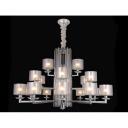 Большая люстра 4412+6+3/C Newport 4400 chrome