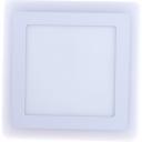 Накладной светильник Smartbuy LED квадрат с подсветкой DLB 13w/6500K+O/IP20 SBLSq1-DLB-13-65K-O