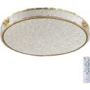 Потолочный светильник Sonex Felice 7722/120L металл/пластик/белый/золотой LED 120Вт 3000-6000K D720 IP20 пульт ДУ