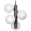 Подвесной светильник Vitaluce V4858 V4858-7/5S Цвет арматуры коричневый Цвет плафонов белый