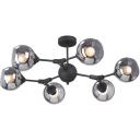 Потолочная люстра на штанге Vitaluce V4994-1/6PL в форме шара