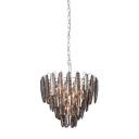 Подвесная каскадная люстра хрустальная Vitaluce V5349-9/6+1