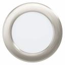 Встраиваемый светильник Eglo ПРОМО Fueva 5 99153 Цвет арматуры никель Цвет плафонов белый