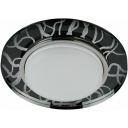 ЭРА DK80 WH/BK Белый/черный Светильник под лампу Gx53, 220V,13W